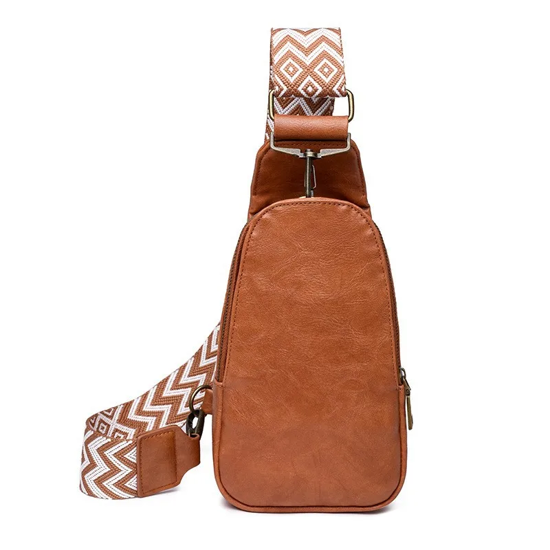 Wholesale Bohemian Style Pu Leather Purse Women Sling Bag Chest With Wide Shoulder Strap Crossbody Shoulder Bags
Wholesale Bohemian Style Pu Leather Purse Women Sling Bag Chest With Wide Shoulder Strap Crossbody Shoulder Bags
