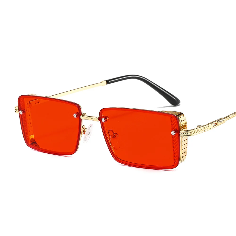 Finewell Steampunk Rectangle Sunglasses Men Women Brand Designer Retro Punk Metal Frame Colorful Lens Sun Glasses Vintage
Finewell Steampunk Rectangle Sunglasses Men Women Brand Designer Retro Punk Metal Frame Colorful Lens Sun Glasses Vintage