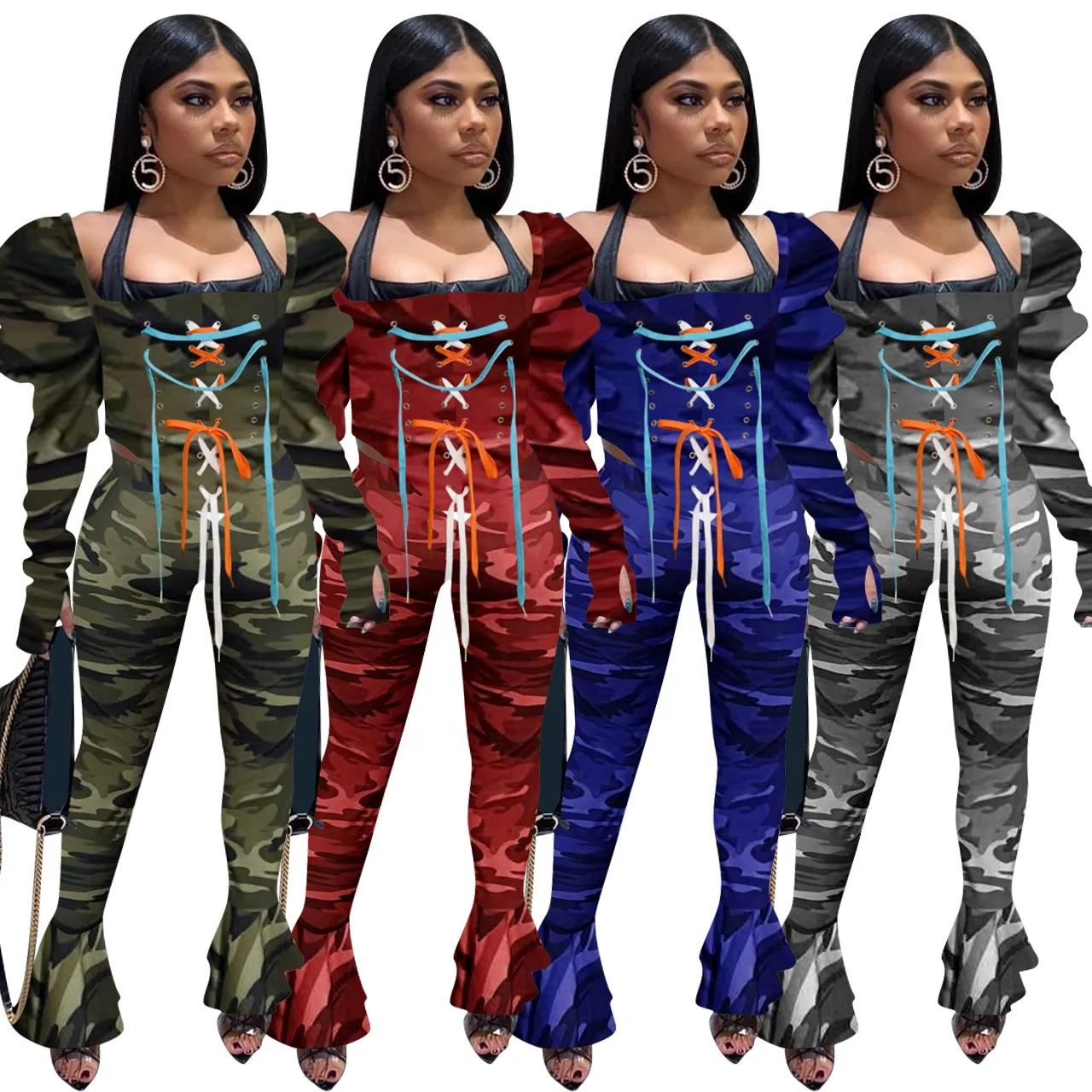 AI97-196 Wholesale fashion casual ladies lace-up printing sexy two-piece suit women clothing
AI97-196 Wholesale fashion casual ladies lace-up printing sexy two-piece suit women clothing