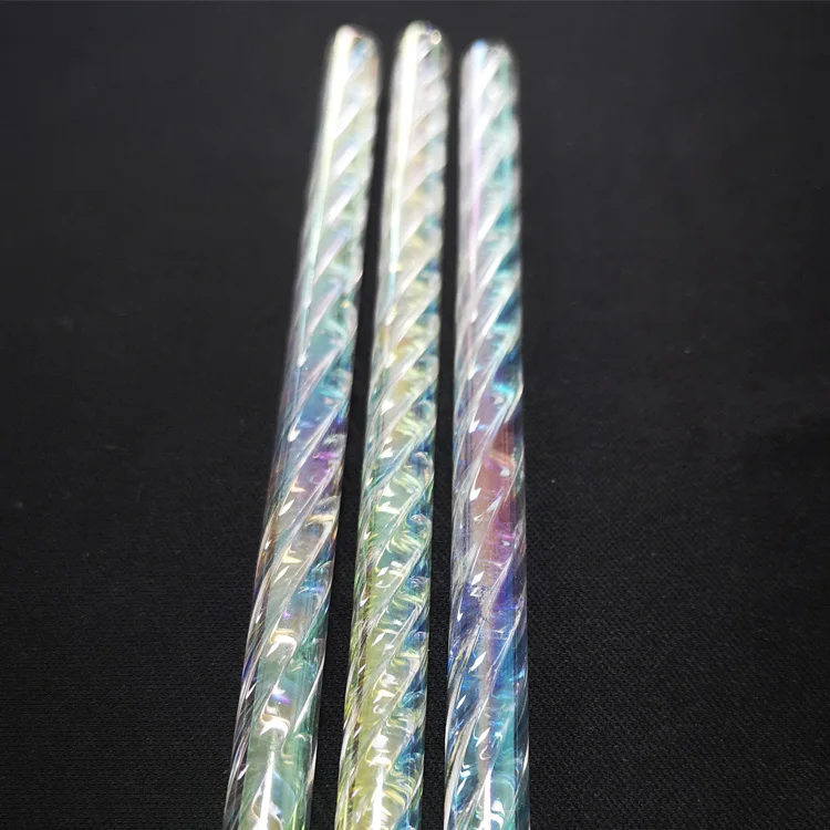 Decorative Food Grade Aurora clear Premium Plastic Reusable Smoothie Straw For Milk Shakes, Customized color
Decorative Food Grade Aurora clear Premium Plastic Reusable Smoothie Straw For Milk Shakes, Customized color