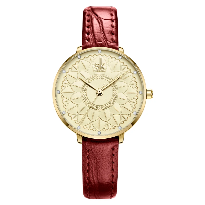 SHENGKE Fashion Lady Watch Luxury Golden Dial Female Quartz Watches Waterproof Watch For Wristwatches Women K0149
SHENGKE Fashion Lady Watch Luxury Golden Dial Female Quartz Watches Waterproof Watch For Wristwatches Women K0149
