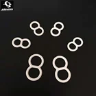 Oeko Quality 8 shape metal adjuster 6mm 8mm Nylon coated metal bra slider