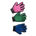 cat dog pet hair fur removal bath washing massage grooming gloves