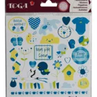 Cute Owl Nature Newborn Gift Printed Sticker