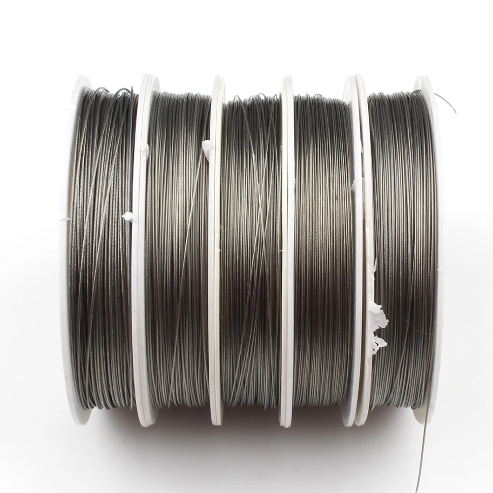 Steel Color Tone Beading Wire 0.3/0.38/0.45mm Coated Stainless Steel Cord Beading Line for Jewelry Making
Steel Color Tone Beading Wire 0.3/0.38/0.45mm Coated Stainless Steel Cord Beading Line for Jewelry Making