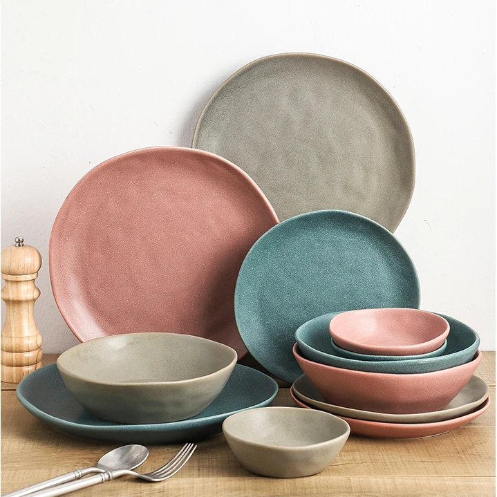 Amazon Best Sellers Irregular Prevail Color Morandi Dish and Ceramic Plate Wholesale
Amazon Best Sellers Irregular Prevail Color Morandi Dish and Ceramic Plate Wholesale