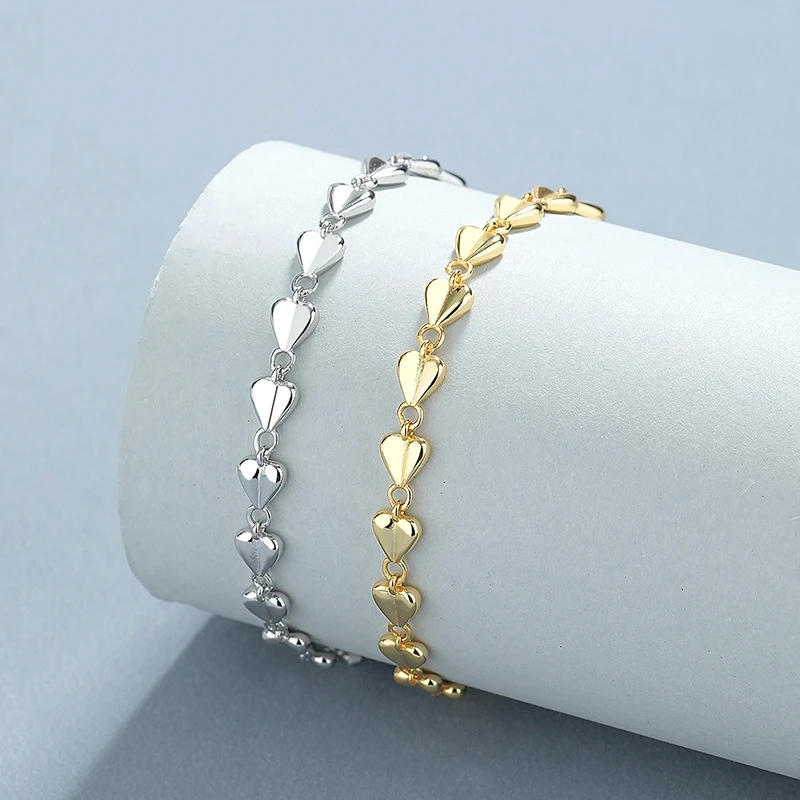 fine jewelry 925 silver bracelet women real 925 sterling silver heart chain bracelet charm silver 925 bracelet jewelry
fine jewelry 925 silver bracelet women real 925 sterling silver heart chain bracelet charm silver 925 bracelet jewelry