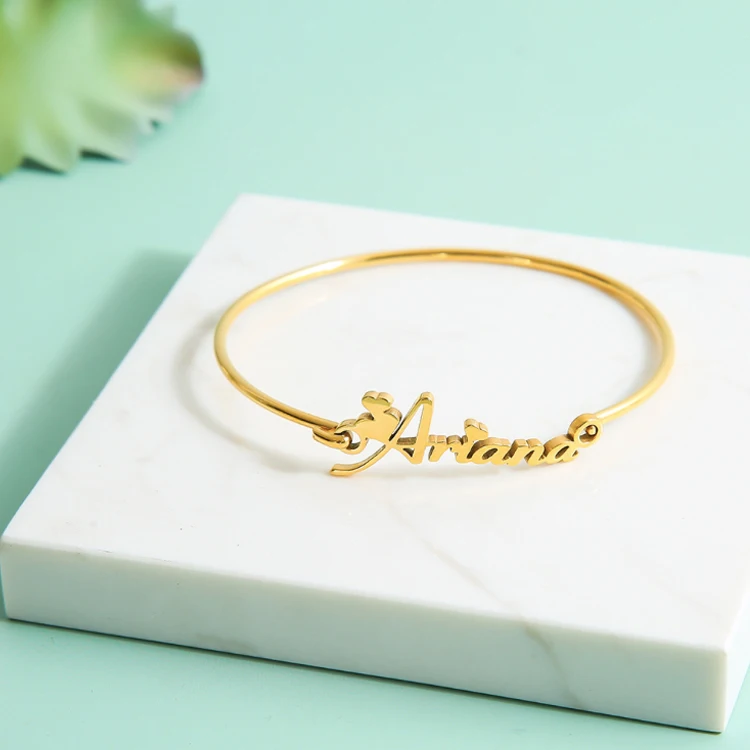 Hot Sales Creative Personalized DIY Bracelet Stainless Steel Custom Name Bangle For Gifts, Picture
Hot Sales Creative Personalized DIY Bracelet Stainless Steel Custom Name Bangle For Gifts, Picture