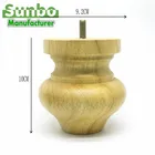 Wood Leg Wood Factory Wholesale High Quality Solid Wood Furniture Leg Wooden Sofa Leg