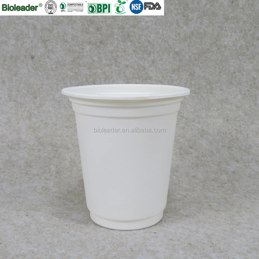 Hot or Cold Protection Compostable Disposable Cornstarch Cup