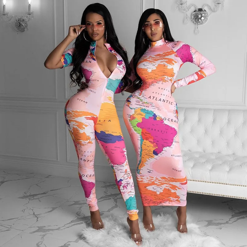 2021 Spring New Elegant Women Casual World Map Print Bodycon Long Sleeve Evening Party Dress, Customized color
2021 Spring New Elegant Women Casual World Map Print Bodycon Long Sleeve Evening Party Dress, Customized color