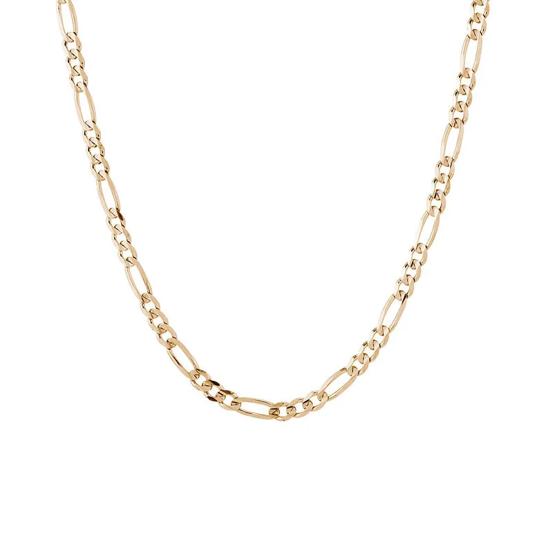 Gemnel 925 sterling silver 18k gold plated large gold figaro chain necklace women
Gemnel 925 sterling silver 18k gold plated large gold figaro chain necklace women