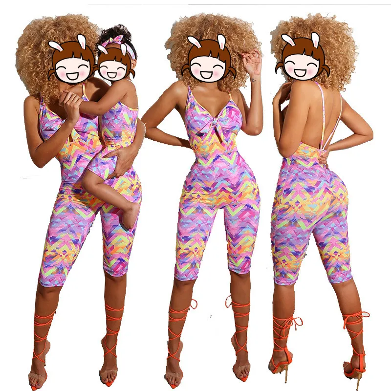 Baby Girls Romper Tie-Dyed Yoga Clothing Set for Women Printed Skinny Mommy and Me Outfits
Baby Girls Romper Tie-Dyed Yoga Clothing Set for Women Printed Skinny Mommy and Me Outfits