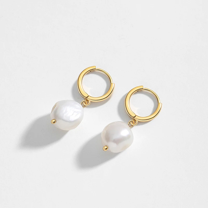 Fashion Fine Jewelry S925 Sterling Silver Gold Plated Women Drop Natural Baroque Pearl Earring for Gift
Fashion Fine Jewelry S925 Sterling Silver Gold Plated Women Drop Natural Baroque Pearl Earring for Gift