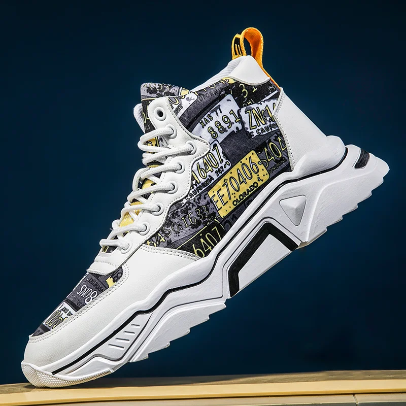Wholesale Sneakers Men High Top 2020 Hot Sale Height-increasing Cluncky Shoes Fashion Sport Shoe Custom Brand Logo JD-9028
Wholesale Sneakers Men High Top 2020 Hot Sale Height-increasing Cluncky Shoes Fashion Sport Shoe Custom Brand Logo JD-9028