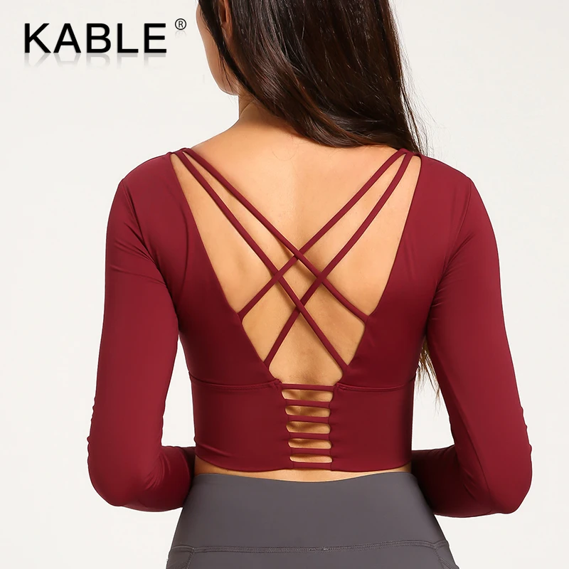 Beauty Back Yoga Top Backless Shirt Fitness Women Long Sleeved Padded Crop Top With Thumbhole
Beauty Back Yoga Top Backless Shirt Fitness Women Long Sleeved Padded Crop Top With Thumbhole