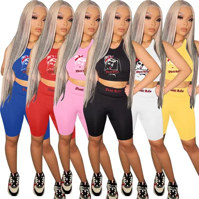 Best Selling Summer 2021 Women Fashion Clothes Casual Womens Sleevless Crop Top Two Piece Pants Short Set, Picture
Best Selling Summer 2021 Women Fashion Clothes Casual Womens Sleevless Crop Top Two Piece Pants Short Set, Picture