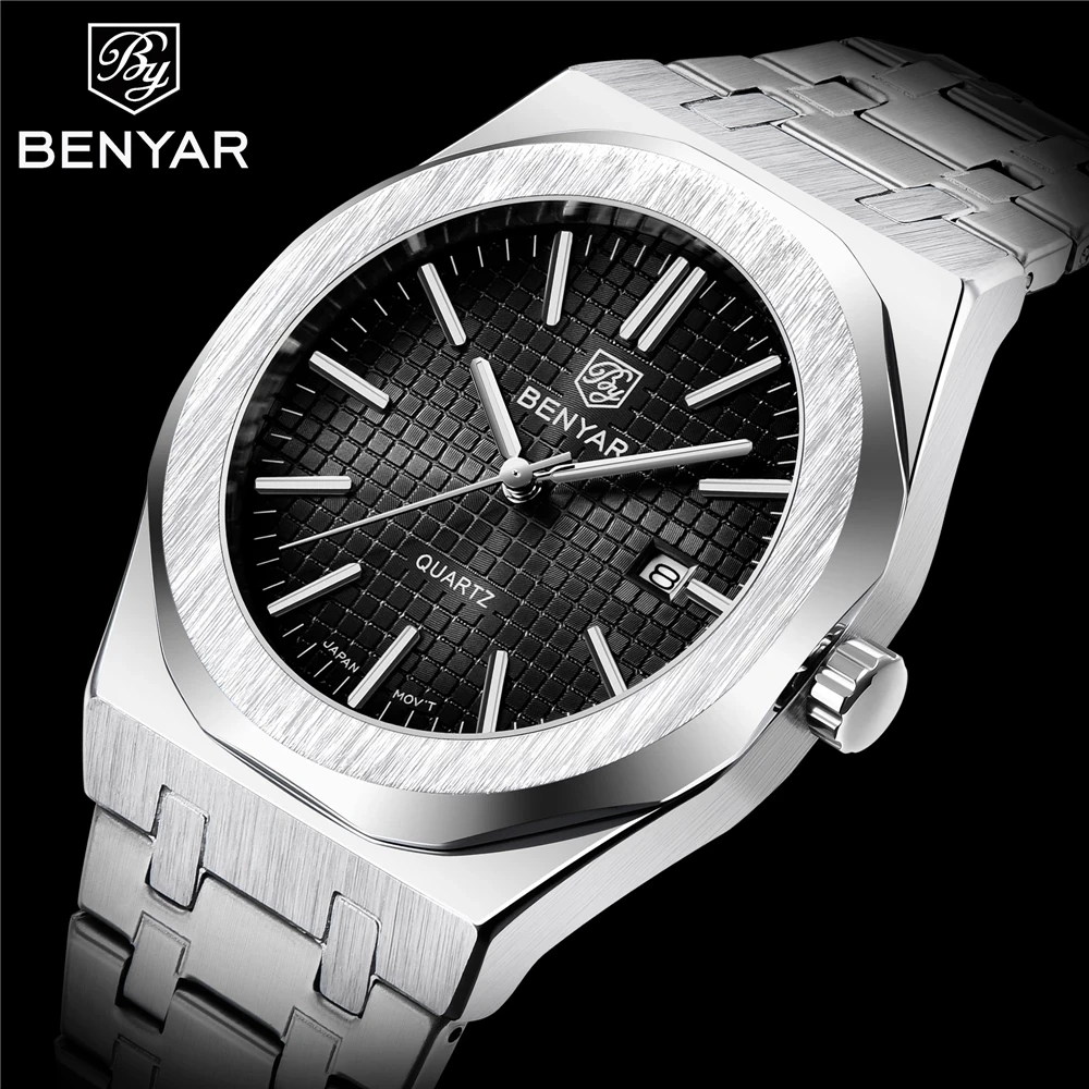 Benyar 5156 Premium Quartz Simple Analog Water Resistant Steel Water Resistant Mens Luxury Watches
Benyar 5156 Premium Quartz Simple Analog Water Resistant Steel Water Resistant Mens Luxury Watches