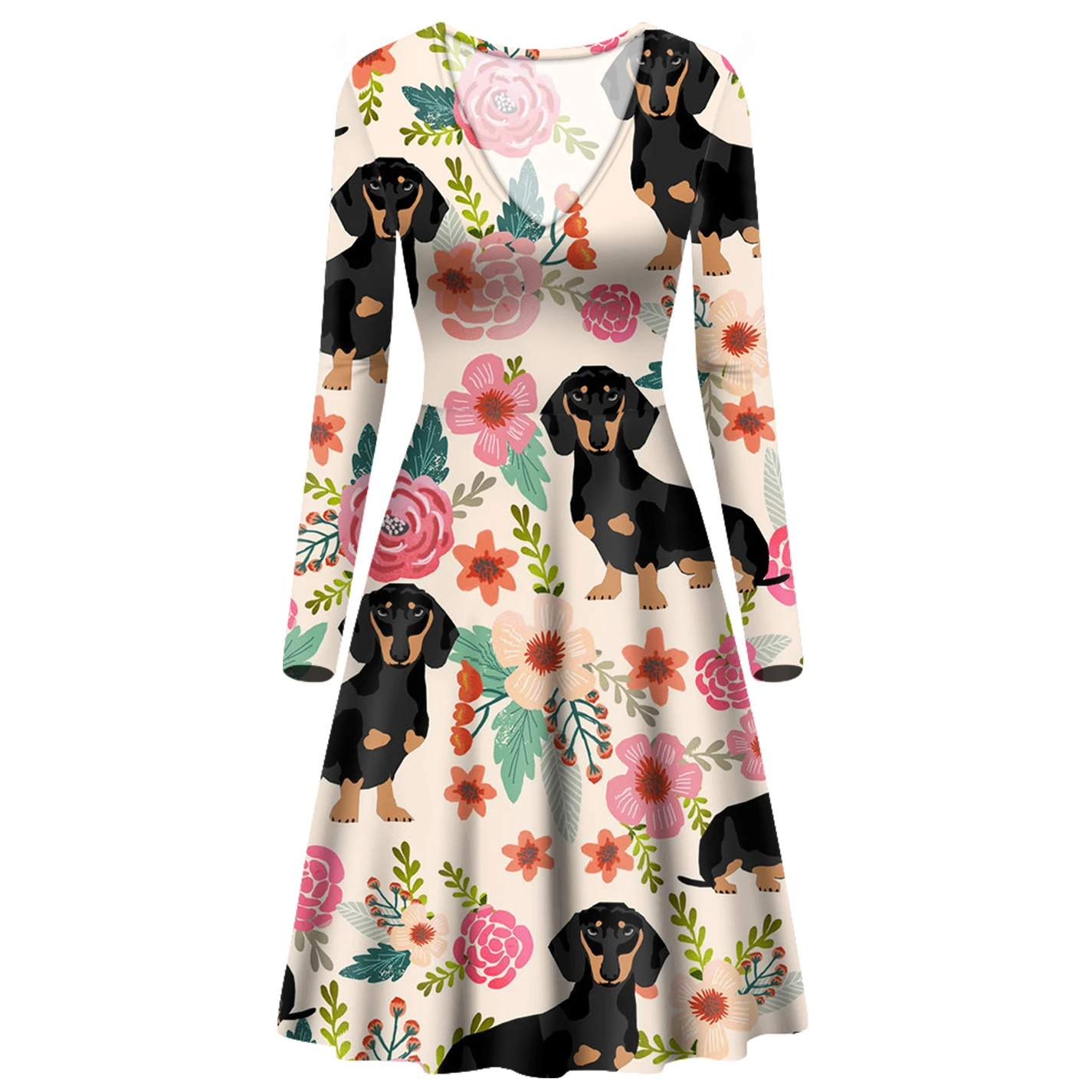 New Women Tunic V Neck Casual Loose Dresses Floral Animal 3D Print Party Dresses Long Sleeve Ladies Boho Dresses Vestidos
New Women Tunic V Neck Casual Loose Dresses Floral Animal 3D Print Party Dresses Long Sleeve Ladies Boho Dresses Vestidos