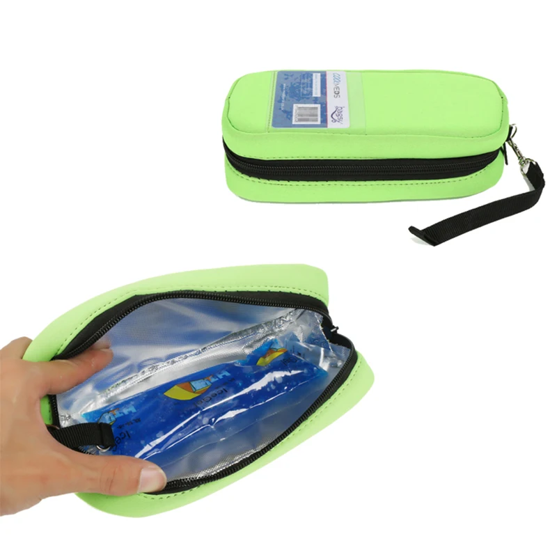 Neoprene Insulated Insulin Carrier Cooler Bag Pouch For Travel
