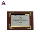 Award Shenzhen Longzhiyu 14 Years Manufacturer Customized Hot Selling Wooden Shield Engraved Award Wooden Plaque