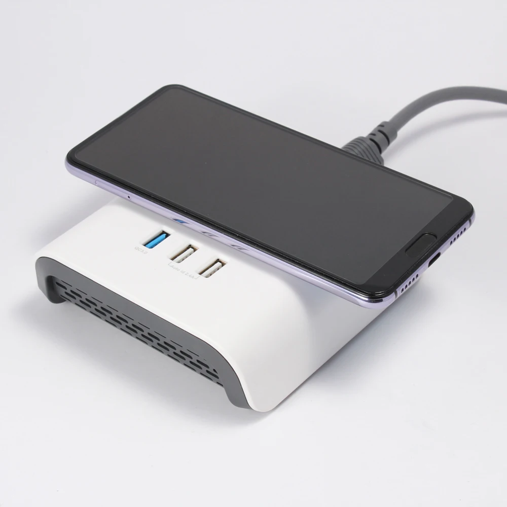 new arrivals 2019 budi oem 3 in 1 qi wireless charger with usb port quick charger 3.0 wireless charging stand, White
new arrivals 2019 budi oem 3 in 1 qi wireless charger with usb port quick charger 3.0 wireless charging stand, White
