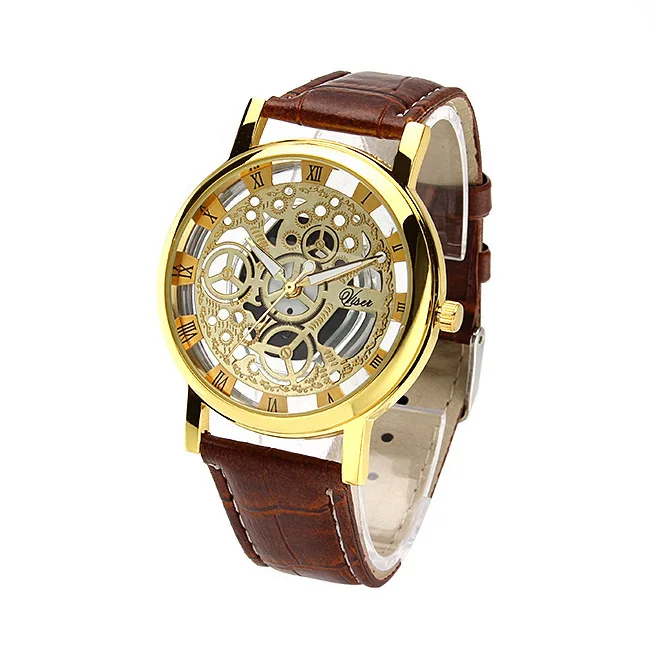 Classic Leather Straps Fashion Dress Men's Watch Student Hollow Roman Stainless Steel Quartz Watch, 4 colors
Classic Leather Straps Fashion Dress Men's Watch Student Hollow Roman Stainless Steel Quartz Watch, 4 colors