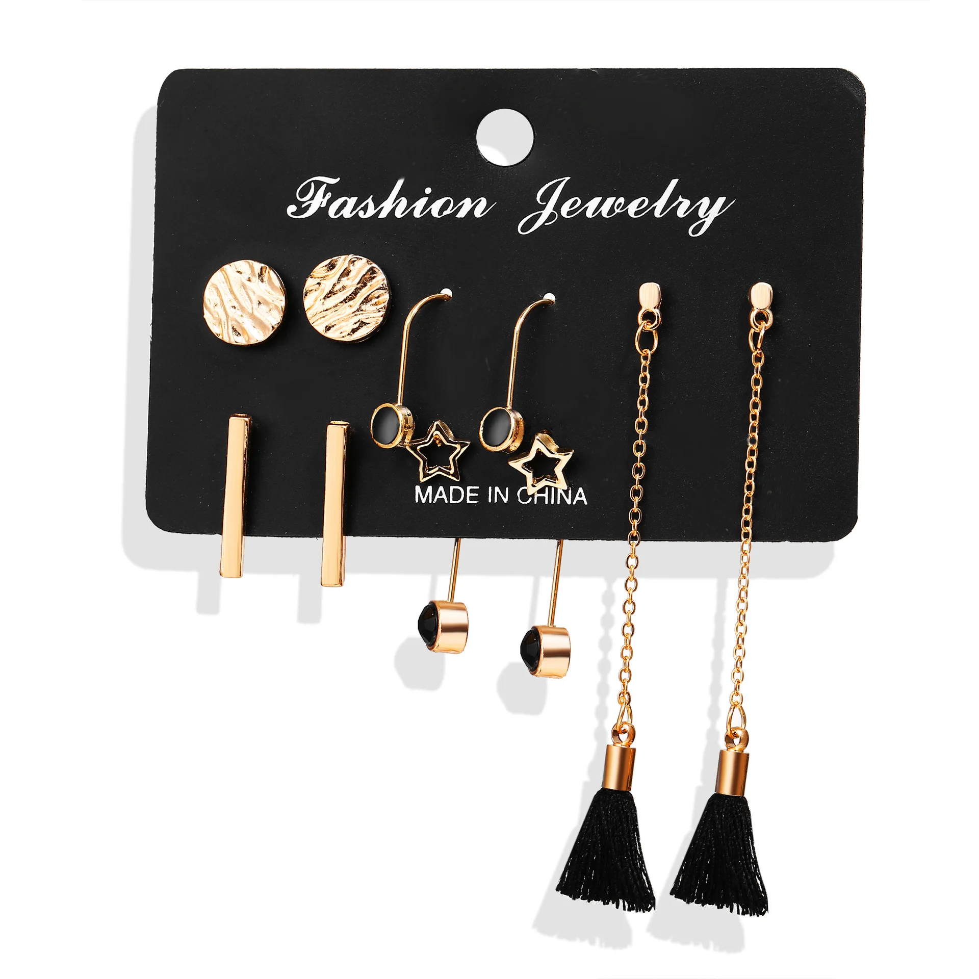 Chinese Factory Five-Piece Stud Earrings Sets For Ladies Set Of Stud Earrings For Women 2019, Gold
Chinese Factory Five-Piece Stud Earrings Sets For Ladies Set Of Stud Earrings For Women 2019, Gold
