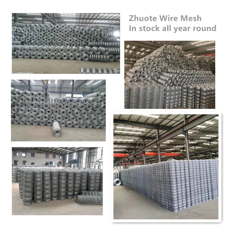 Widely application hot galvanized hinge joint knot field fence