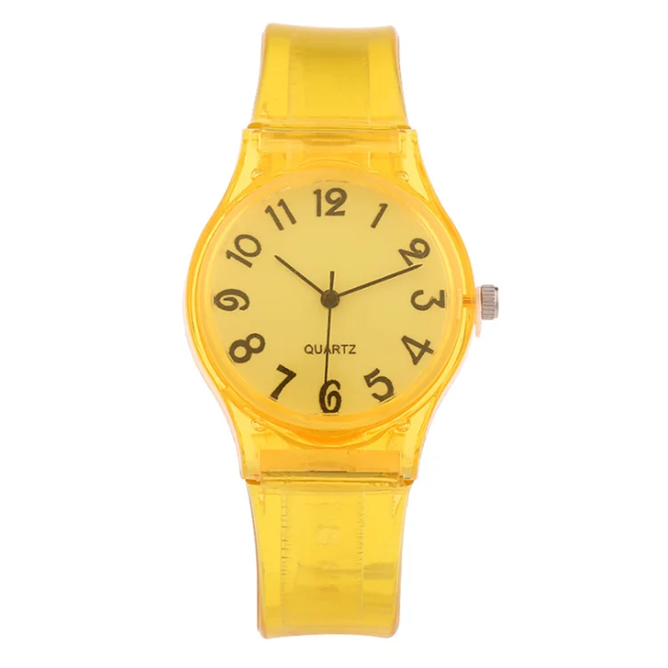 Spot Wholesale Children Watch Fruit Color Cute Watch Plastic strap lady Quartz Watch
Spot Wholesale Children Watch Fruit Color Cute Watch Plastic strap lady Quartz Watch