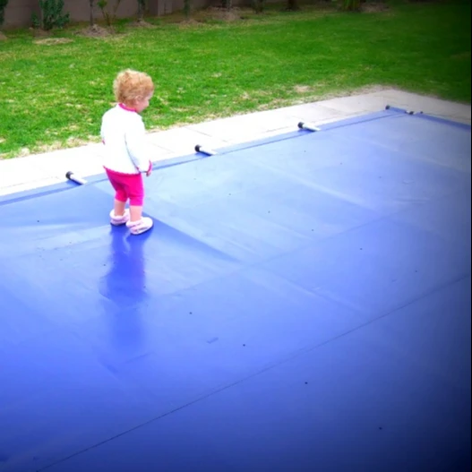 Swimming pool Power Plastics Solid Safety Cover, Blue
Swimming pool Power Plastics Solid Safety Cover, Blue