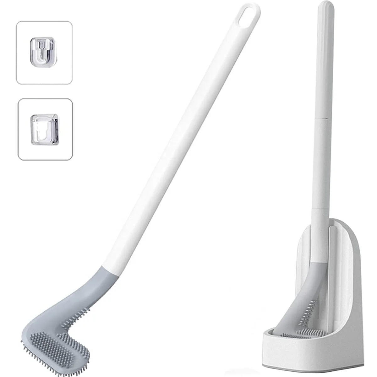New Wall Mounted Silicone Golf Toilet Cleaning Brush And Holder Set WC Bathroom Detachable Handle TPR Brush
New Wall Mounted Silicone Golf Toilet Cleaning Brush And Holder Set WC Bathroom Detachable Handle TPR Brush