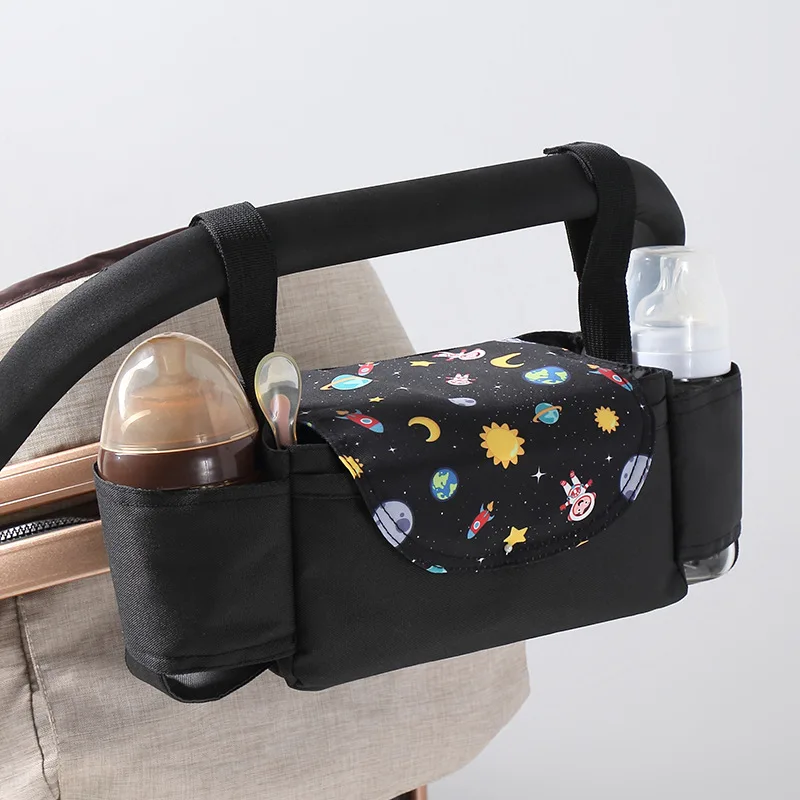 New Large Capacity Baby Stroller Organizer Baby Buggy Cart Hanging Basket Storage Bag With Leak-proof Insulated Cup Holders, Shown
New Large Capacity Baby Stroller Organizer Baby Buggy Cart Hanging Basket Storage Bag With Leak-proof Insulated Cup Holders, Shown