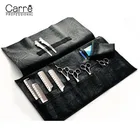 Carre Custom Logo Foldable Barber Kit Leather Pouch Salon Hairdresser Scissor Bag