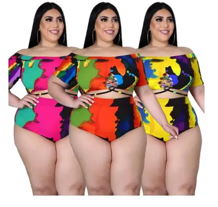 F21715A in stock women's sexy bandage plus size two-piece swimming suit women's swimwear, Rose, orange, yellow
F21715A in stock women's sexy bandage plus size two-piece swimming suit women's swimwear, Rose, orange, yellow