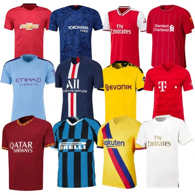 

real Top Thai 19 20 camisetas Soccer Wear jersey football uniform shirt manchester-united