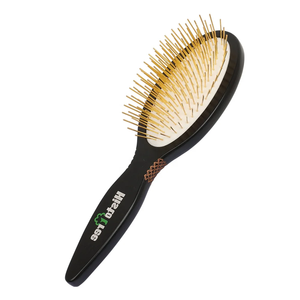 Factory Wholesale Custom Logo Black Wooden Long Copper Pin Pet Hair Brush Car Dog Grooming Brush
Factory Wholesale Custom Logo Black Wooden Long Copper Pin Pet Hair Brush Car Dog Grooming Brush