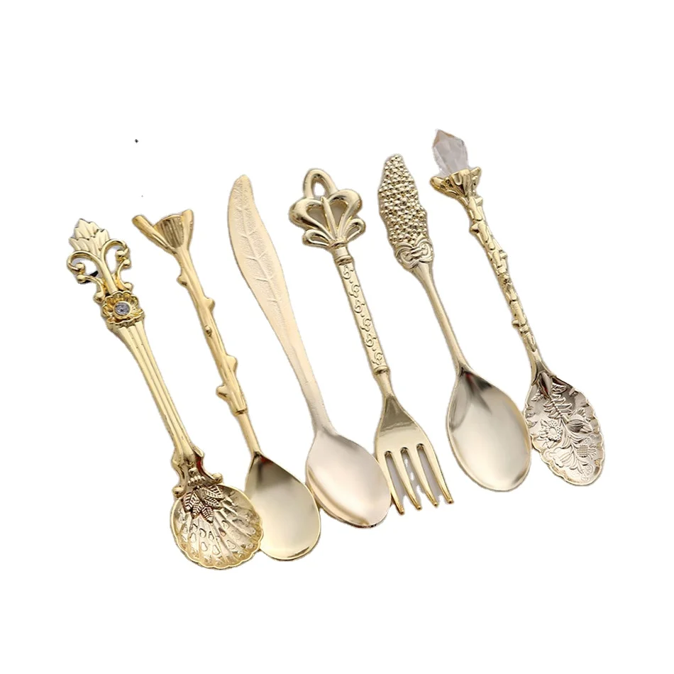 Royal 24 Luxury Cutlery Stainless Steel 18/10 Flatware Set Vintage Wedding Gold Cutlery
Royal 24 Luxury Cutlery Stainless Steel 18/10 Flatware Set Vintage Wedding Gold Cutlery