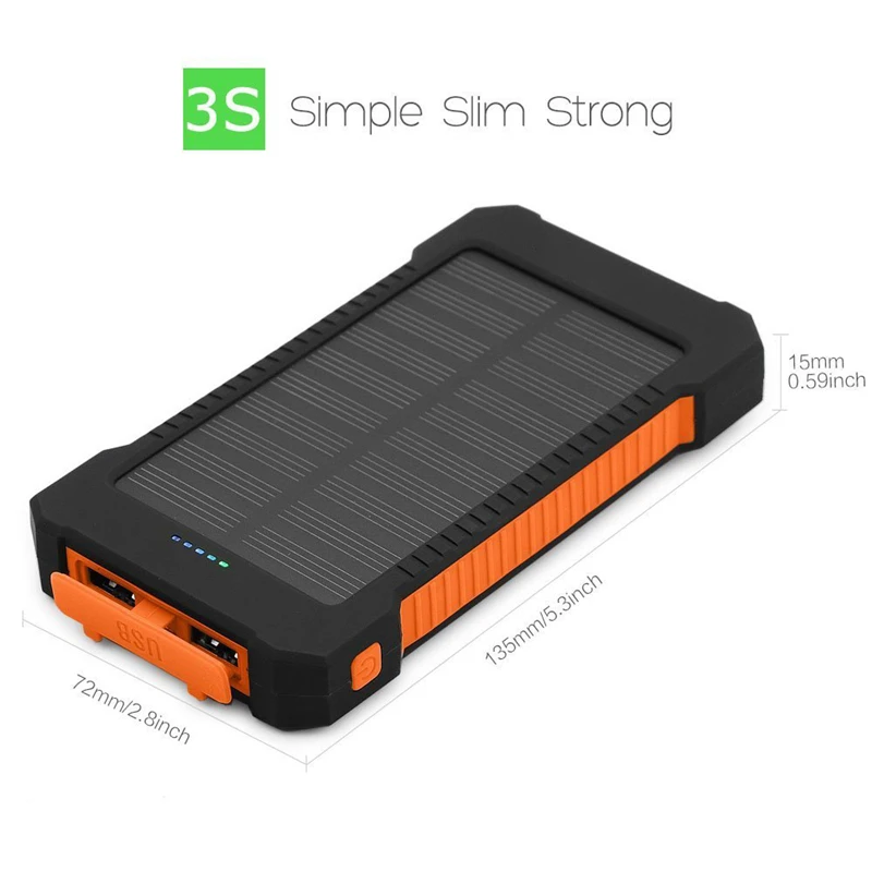 Top Product Waterproof Mobile Phone Solar Charger Factory Cheap Price Solar Power Banks - ANKUX.COM