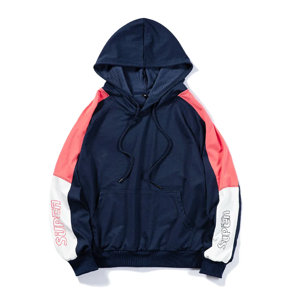 Wholesale Fashion Contrast Colored French Terry Hoodies with Letters Printing for Men
Wholesale Fashion Contrast Colored French Terry Hoodies with Letters Printing for Men