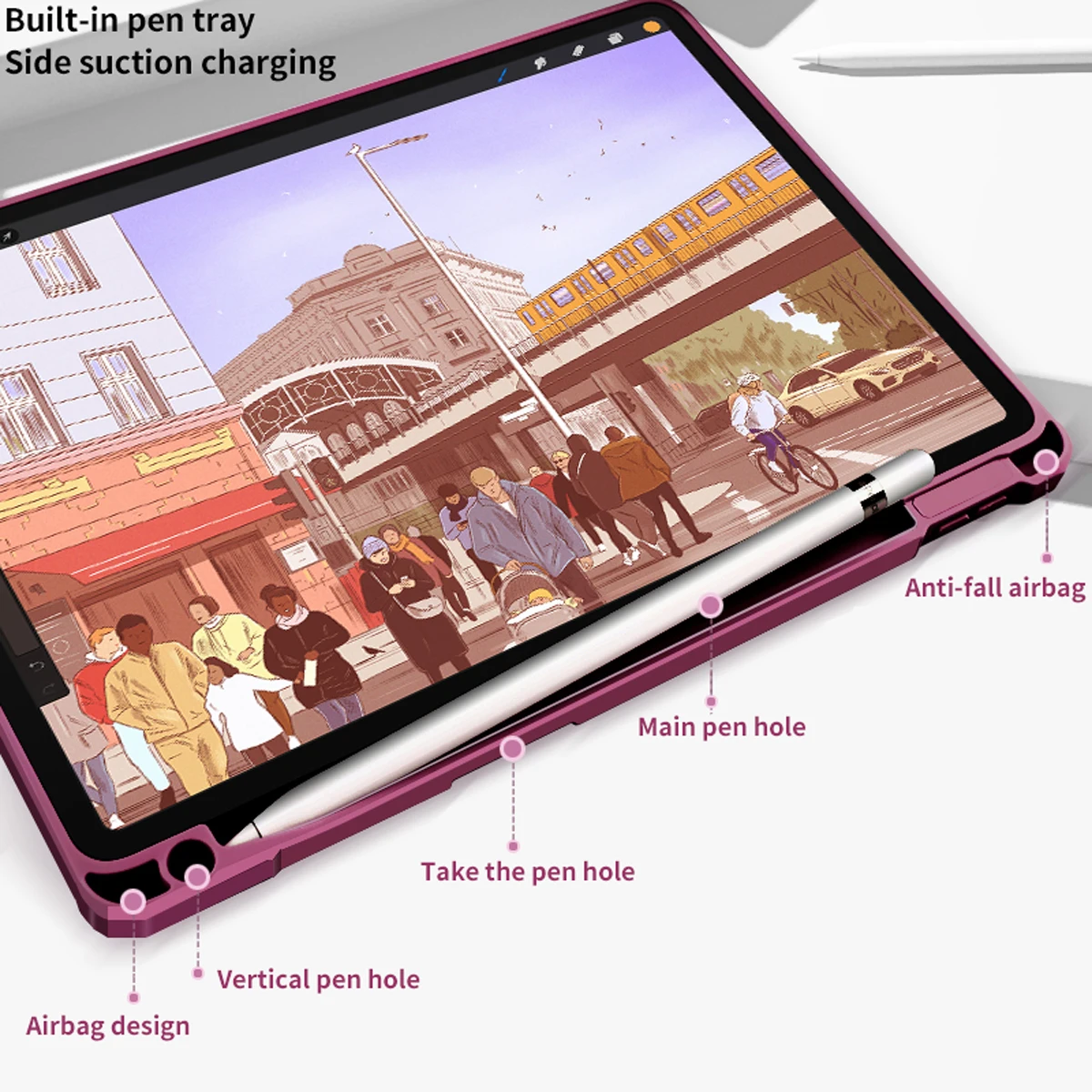 Newest design Smart Tablet Case Pencil shell Cover for apple ipad air 4 10.9 flip stand case cover
Newest design Smart Tablet Case Pencil shell Cover for apple ipad air 4 10.9 flip stand case cover