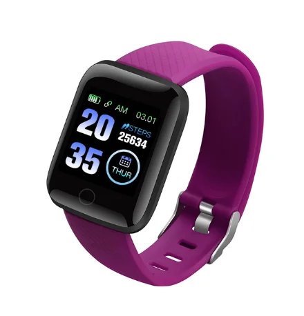 Smart Watches 2020 Most Popular 116plus Smart Bracelet Fitness Tracker Heart Rate Monitor Led Wrist Band, Black green blue red purple
Smart Watches 2020 Most Popular 116plus Smart Bracelet Fitness Tracker Heart Rate Monitor Led Wrist Band, Black green blue red purple