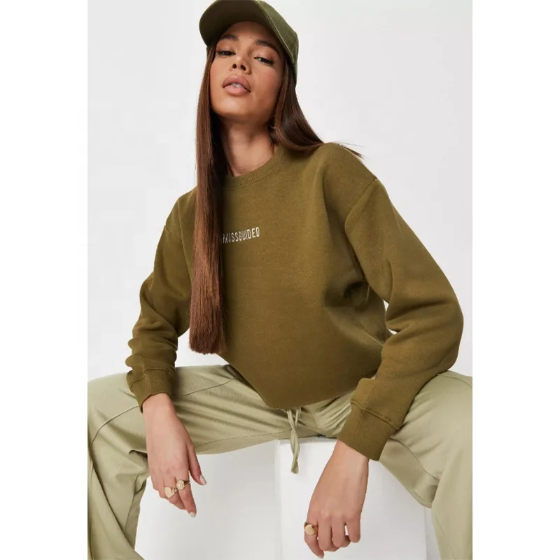 2021 High Quality Long Sleeve Crew Neck Solid Streetwear Sweatshirt Clothing Custom Hoddies Women, Customized color
2021 High Quality Long Sleeve Crew Neck Solid Streetwear Sweatshirt Clothing Custom Hoddies Women, Customized color