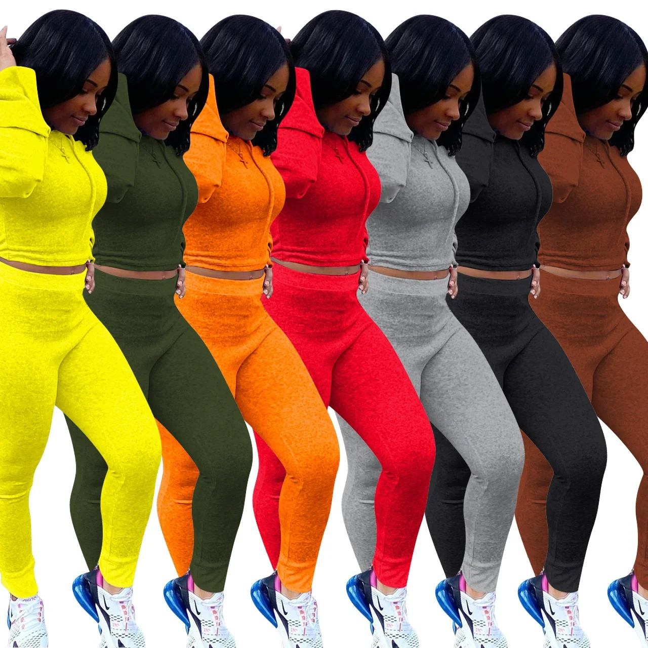 2022 high quality Fall Women Clothing 2 Piece Set Drop Shipping Solid Color Workout Hoodie Casual Women Two Piece Pants Set, Picture
2022 high quality Fall Women Clothing 2 Piece Set Drop Shipping Solid Color Workout Hoodie Casual Women Two Piece Pants Set, Picture