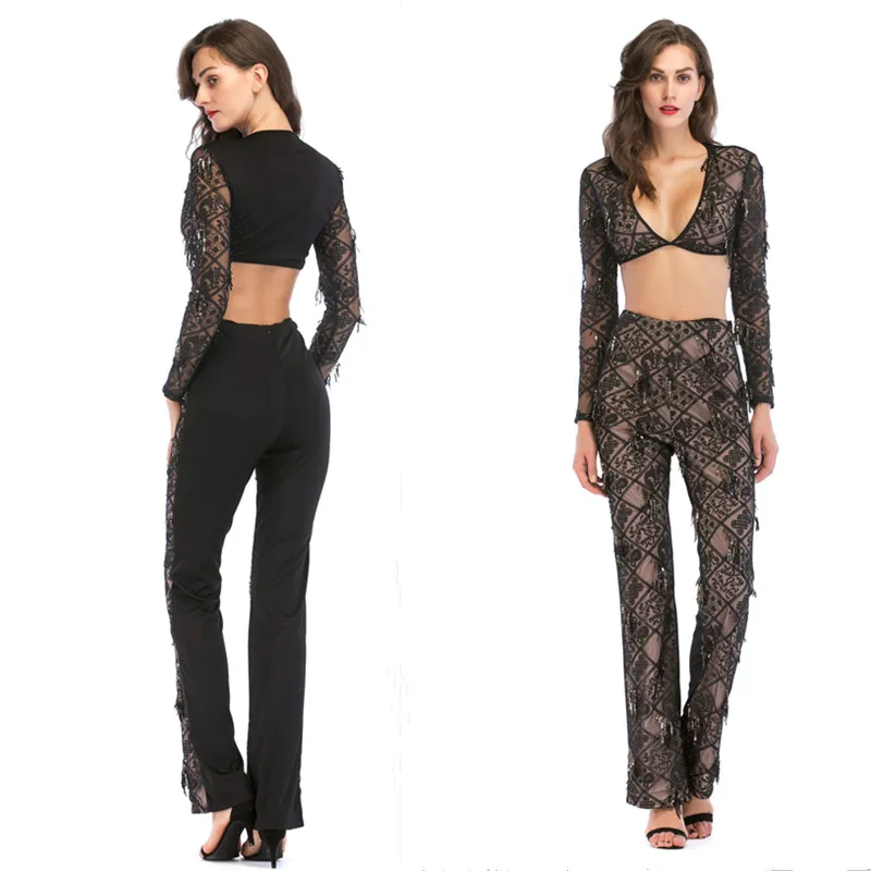 Ultra Light Crop Top Jumpsuit Sustainable Casual sexy 2 piece set women spring sets, Black
Ultra Light Crop Top Jumpsuit Sustainable Casual sexy 2 piece set women spring sets, Black