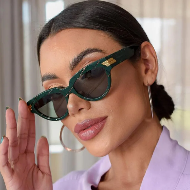 9134 Vintage Cat Eye Sunglasses Candy Color Sun Glasses 2023 Luxury Brand Small Square Green Shades UV400 For Women Men
9134 Vintage Cat Eye Sunglasses Candy Color Sun Glasses 2023 Luxury Brand Small Square Green Shades UV400 For Women Men