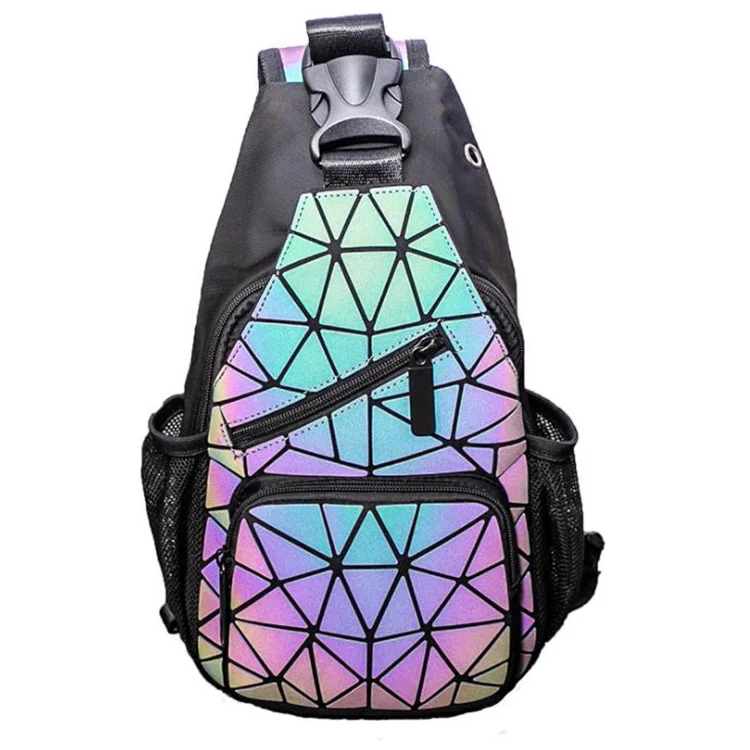 Luminous Sling Bag Waist bag for Women Multi Function Geometric Chest women Bag Backpack
Luminous Sling Bag Waist bag for Women Multi Function Geometric Chest women Bag Backpack