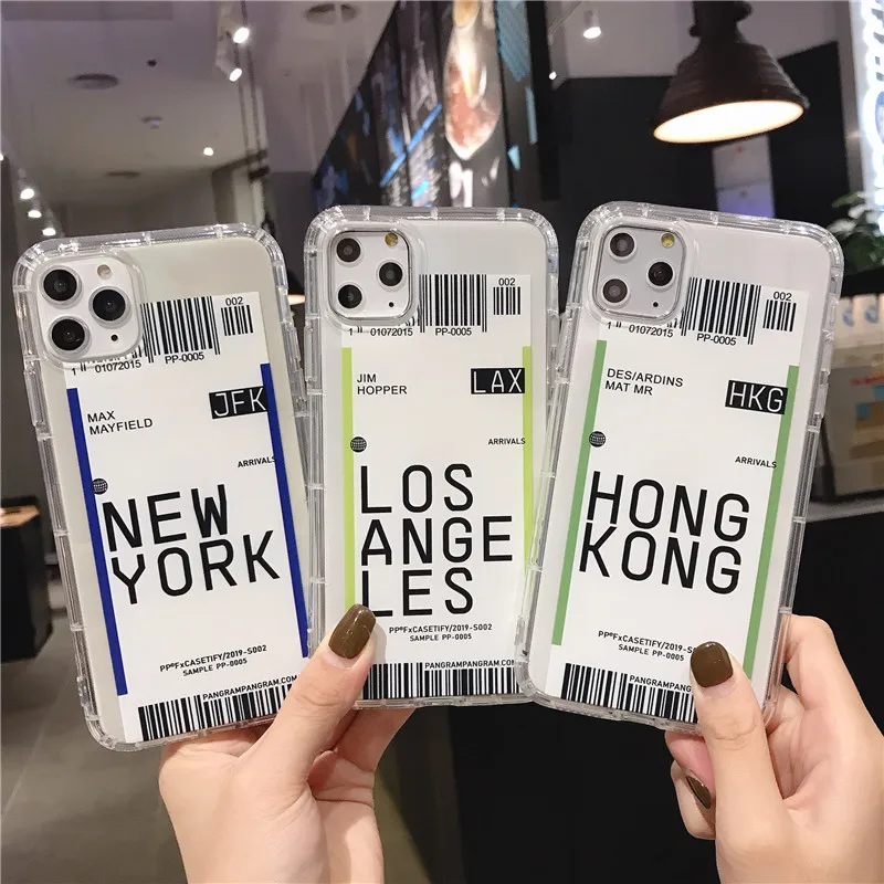 Transparent Creative Boarding Pass Silicone TPU Phone Case For iPhone 11 12 Pro Max Mini
Transparent Creative Boarding Pass Silicone TPU Phone Case For iPhone 11 12 Pro Max Mini
