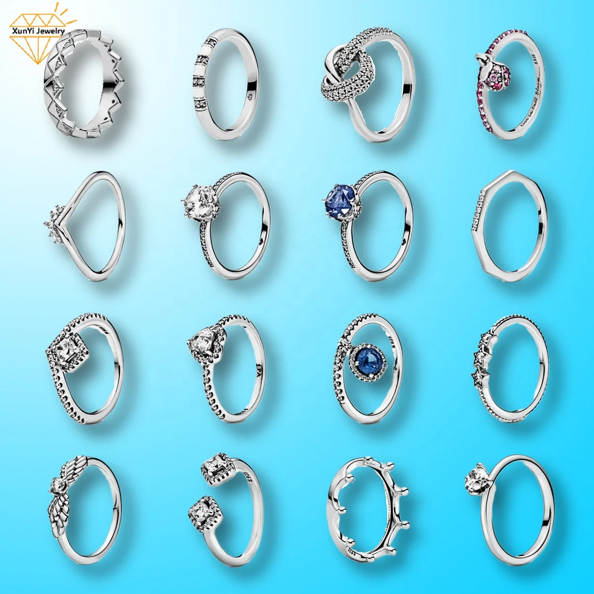 2021 Hot sales High quality 925 Sterling Silver Jewelry Rings
2021 Hot sales High quality 925 Sterling Silver Jewelry Rings