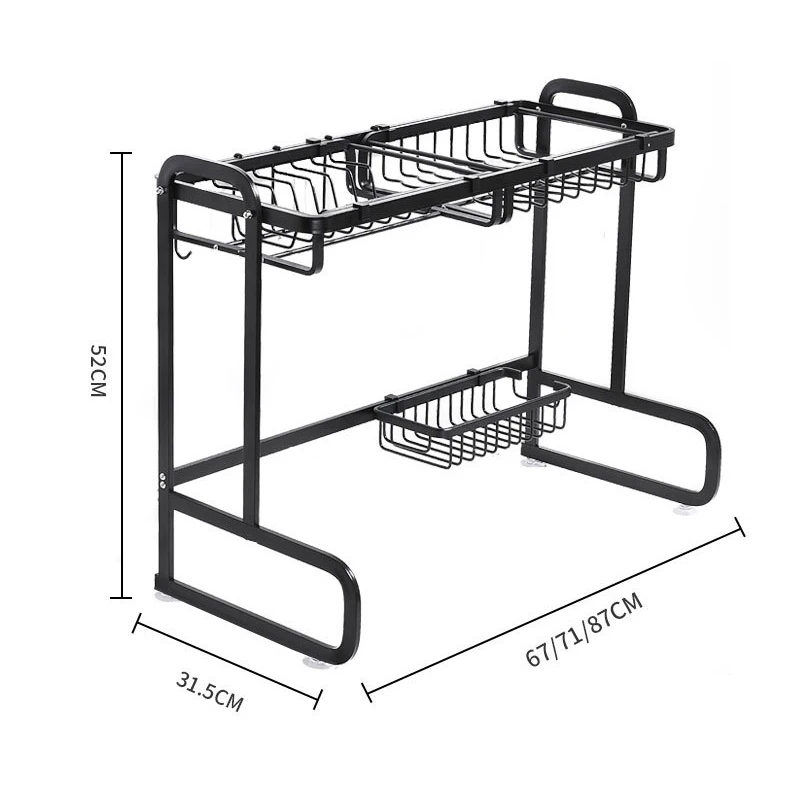 kitchen accessories kitchen sink rack storage organizer kitchen over sink storage dish holders rack drain racks, Black
kitchen accessories kitchen sink rack storage organizer kitchen over sink storage dish holders rack drain racks, Black